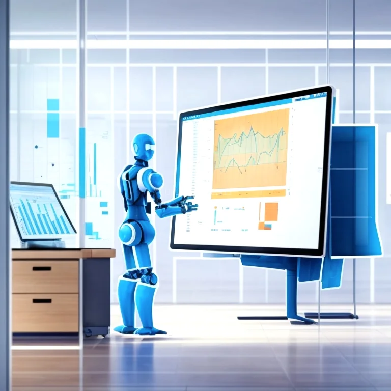 Team reviewing AI dashboard